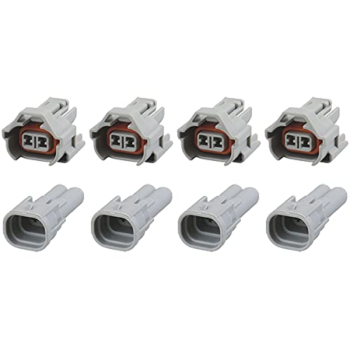 Connecteurs Injecteur NIP-DEN 4 Sets - 90980-11153 Compatible Divers Véhicules