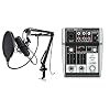 Liam & DAAN Kondensatormikrofon Mikrofonarm – Studiomikrofon Set – Großmembran Kondensatormikrofon Mikrofonarm und…