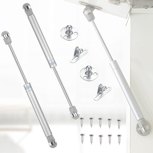2 Stück Hydraulic Gasdruckfeder, 200 N/20 kg Gasdruckdämpfer, Gasstoßdämpfer Möbel Gasfeder, Gasdruckfeder Klappen, Kompressionsfeder Beschläge, für Kleiderschrank Schrank Möbeltür