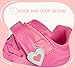 LUCKY STEP Boys Girls Athletic Running Shoes Air Lightweight Fashion Sneakers Casual Breathable Tennis Trainers for Little Kids(12 M US Hot Pink)