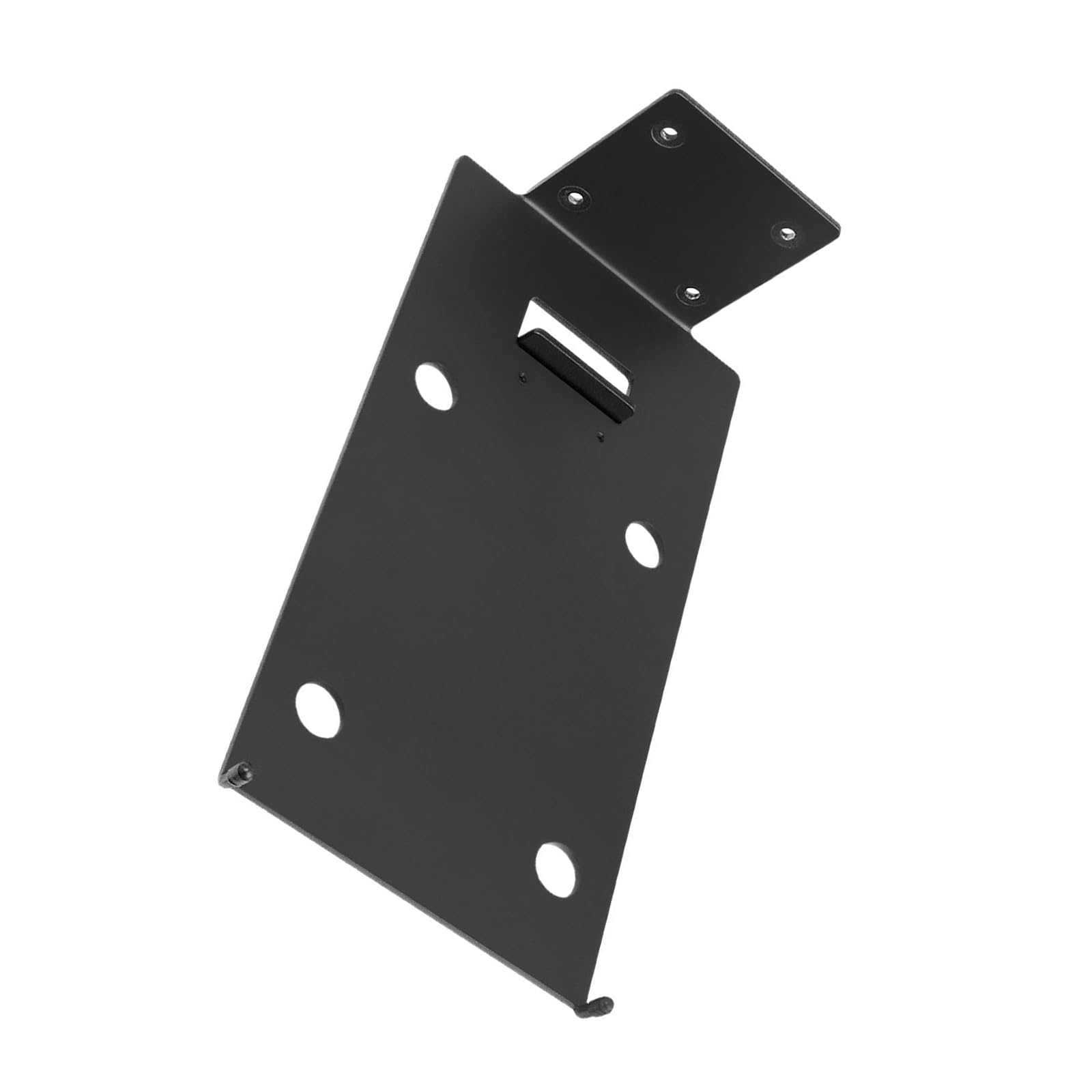Elegante supporto acustico in metallo nero per Coda W Bookshelf Soundbar Staffa di montaggio a parete migliora l'ascolto per Coda W Soundbar Stand