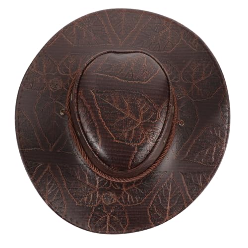 Chapeau cowboy imprimé élégant avec des motifs tendance pour l'été