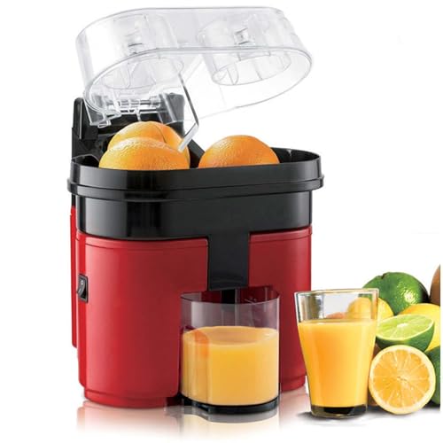 Exprimidor eléctrico de masticación lenta, exprimidor profesional de cítricos con válvula antigoteo, extractor de jugo rápido y eficiente para naranja, limón, pomelo y lima