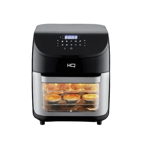 Fritadeira Sem Óleo AirFryer Oven HQ 5 em 1 12 litros Digital Com visor Preta HQ-AFO12LDVG (220V)