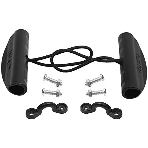 Alça de transporte, Andoer 2 unidades Kayak Carry Pull Handle with Cord Pad Eyes Screws for Canoe Bo