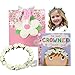 Tickle & Main Flower Girl Gift Set, Flower Girl Proposal, Book with Floral Crown Headband Headpiece in Adorable Gift Box