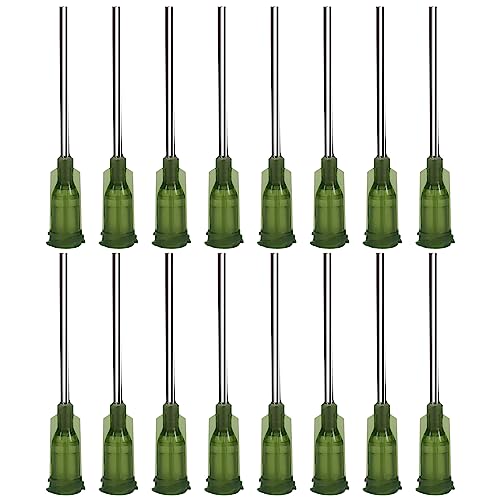 PATIKIL Stumpfe Kanülen 25G - 100 Stück Dosiernadeln 1 Zoll Für Kleber & Öle