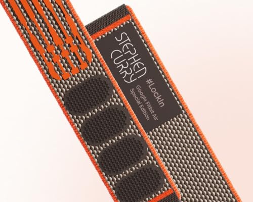 Image of Google Fitbit Air - Screenless Fitness and Health Tracking - Works with Android and iOS - Stephen Curry Special Edition