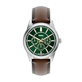 Men's Brown Leather Watch Only $98.0