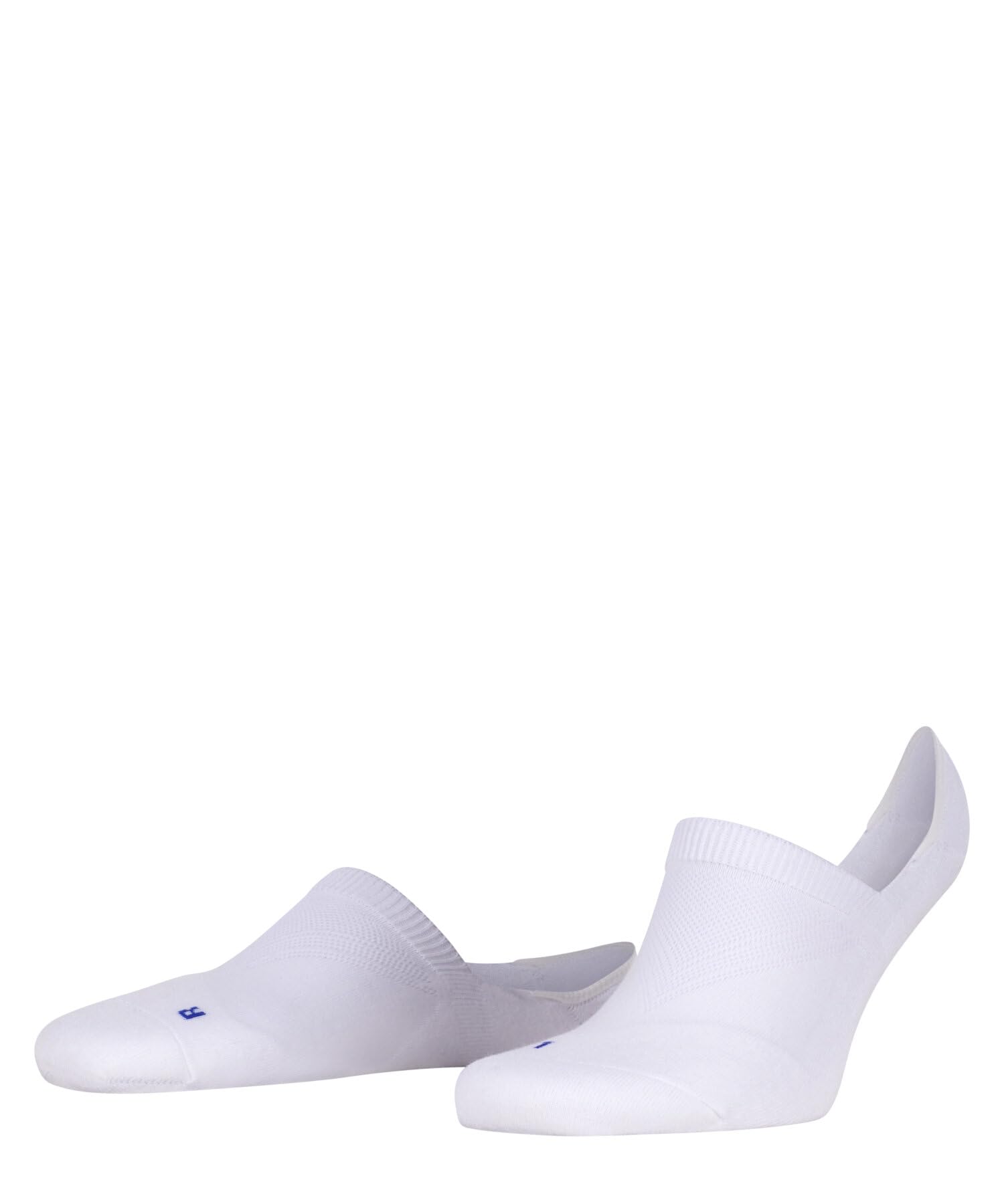 FALKE Unisex Cool Kick Invisible U In Soft Breathable Quick Drying No-Show Plain 1 Pair Liner Socks, White 2000, 2.5-3.5