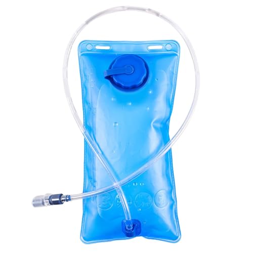 KASESSS Sacca Idrica 2l, Senza Bpa A Prova di Perdite Sacca Acqua Trekking con Apertura Larga, Sacca-Idratazione Portatile con Tubo per Bere Water Bag per Ciclismo Escursionismo Corsa Campeggio