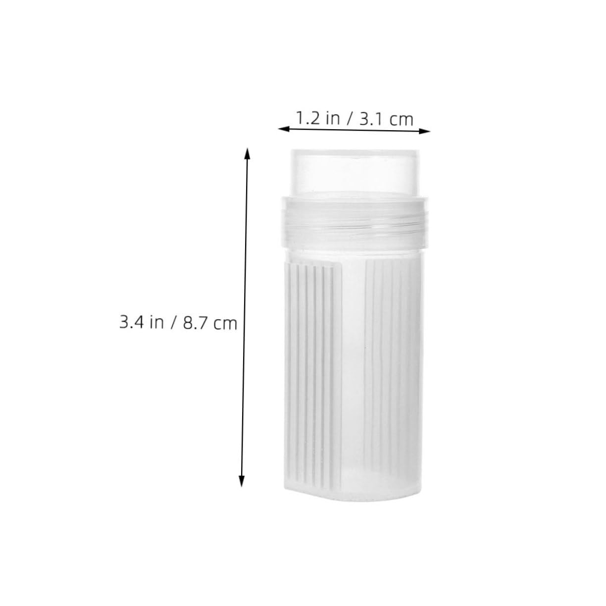 Veemoon 4pcs High Clarity Staining Jars for Microscope Slides Lab Staining Tank 5 Slide Capacity Portable