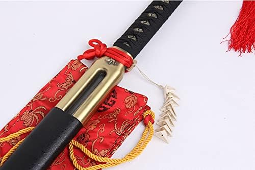 Handmade Real Katana Swords for Anime Cosplay apanese Japanese Samurai Sword Black Steel Blade no Sharp