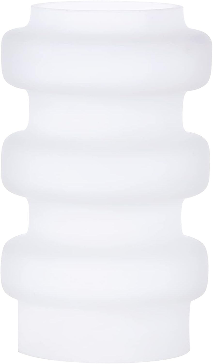 Modern Table Lamp, E12 Lighting Decor, 6.6ft Cord, No Bulb (White)