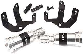 Integy RC Model C29099SILVER Special +12mm Front Attachment Option for Snowmobile Conversion C28588