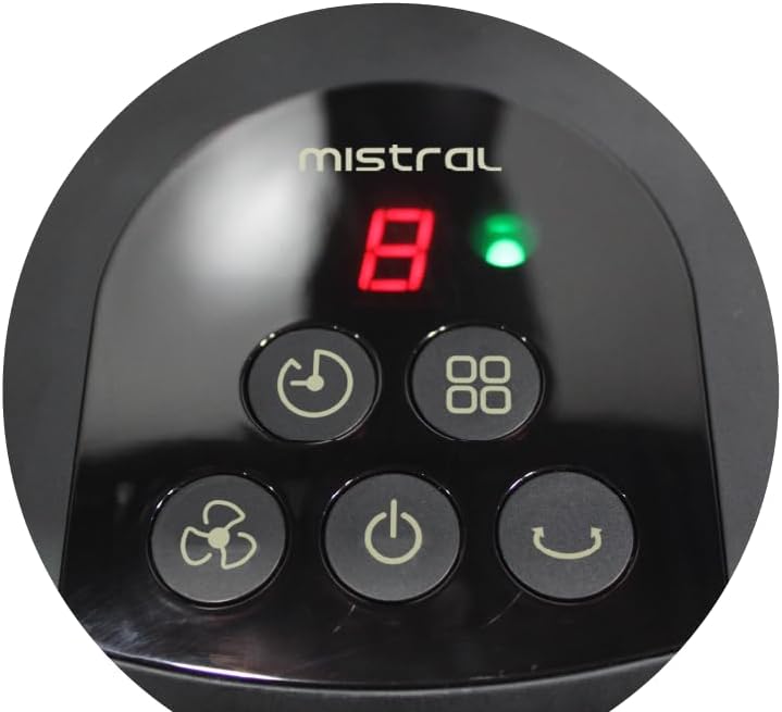 Mistral MTF1697DR fan control panel close-up