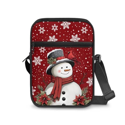 Boatee Cross Body Handbags Christmas Small Satchel Bags Stylish Multi-Purpose Side Bag Single Shoulder Wallet with Pockets