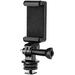 Soporte Movil Camara NEEWER Kit Adaptador de Soporte para Teléfono/Zapata Caliente Compatible con GoPro Hero 12 11 10 9 8 7 6 5 DJI OSMO Action 4 3 2 iPhone 15 Pro Max 14 13 Pro Samsung S23 para DSLRs Luz de Anillo