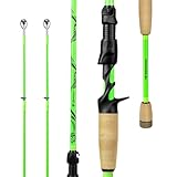 KastKing Zephyr Dual Tip Casting Rods & Spinning Fishing Rods, Lightweight KastFlex IM6 Graphite Rod, Dual Tips Section for Different Powers, Built-in Hook Keeper, PTS Power Transition System