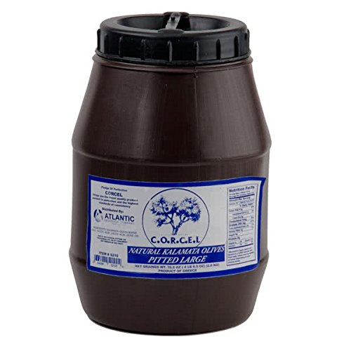 Table Top King 4.4 lb. Large Pitted Kalamata Olives