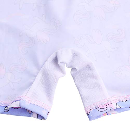 Image of XFGIRLS Baby Girls Swimsuit One Piece Long Sleeve Rash Guard Shirts Quick-Dry Bathing Suit 1M-6M