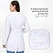 Utopia Wear Professional Women’s Lab Coat Mid-Length Medical Lab Coat for Science Chemistry and College, White, Small