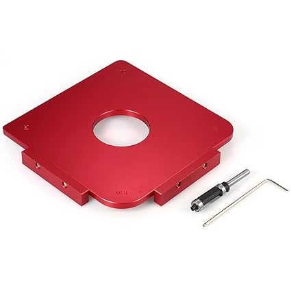 F FABOBJECTS Rounded Template Rounded Template Woodworking Radius Template Radius Jig Router Template Aluminum Alloy Radius Corners Table Radius Quick-Jig Router Router Template