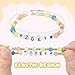 playneeu 5 Pack Kpop Colorful Bracelets for Teens & Adults – Stretchy Elastic Wristbands with Fun Words, Vibrant Colors, Party Favors, Gifts & Daily Accessories