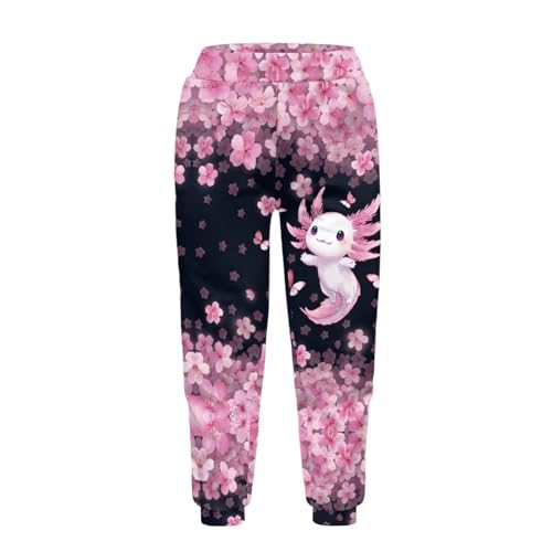 Ystardream Elastic Waisted Girls Sweatpants with Pocket Trendy Kid Workout Cargo Pants2