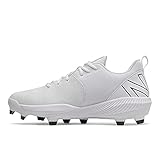 New Balance Men's FuelCell 4040 V6 Molded Baseball Shoe, White/Black, 10