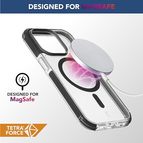 Funda transparente iPhone 15 Pro con protección ultra y MagSafe 2