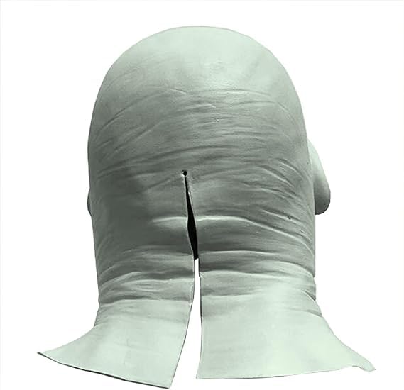 Young Wolf Costume Thick Terror Alien Inverted Old Man Head Ghost House Row Zombie Demon Full Mask for Party Halloween - Image 2