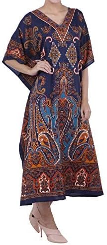 Miss Lavish London Kaftan for Women Dress Summer Swimsuit Cover Up, Plus Size Kaftan, Cruise & Caribbean Vacation Coverup - Image 2
