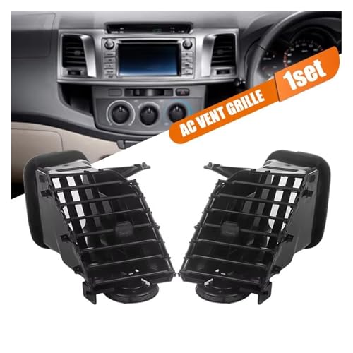 Panel de ventilación central para Toyota Hilux Vigo, solucione difusores rotos del salpicadero 7