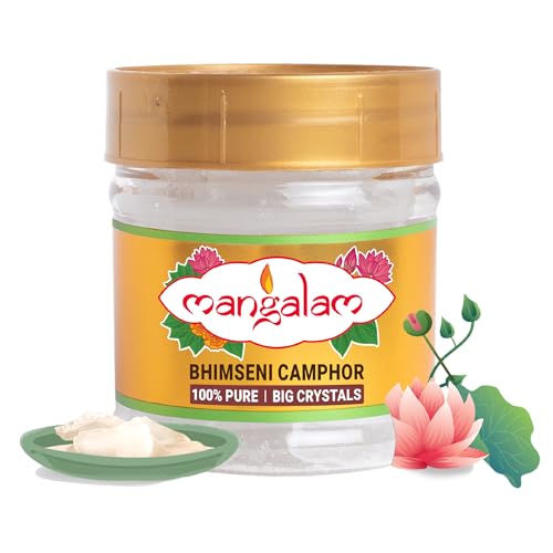 Mangalam Bhimseni Camphor 50g Jar - Pack of 1