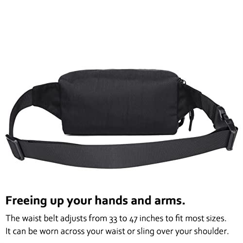 Image of 521s Small Fanny Pack Fashion Waist Bag Cute for Women, Black
