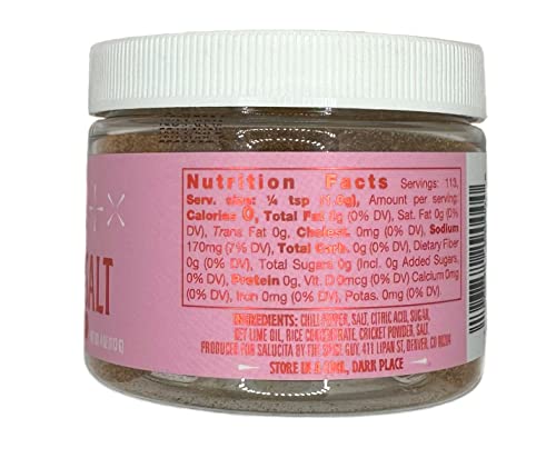 Salucita Sal Con Chapulin, Grasshopper Salt, Great For Fruit Garnish, Mezcal or Tequila Glass Rimmer - Image 3