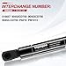 Vepagoo PM1013 Rear Hatch Trunk Liftgate Strut Shock Compatible with 2003-2009 Nissan 350Z Coupe 2-Door Hatch-Enhanced with Added Lifting Pressure Over OEM, 16657, 90452CD700
