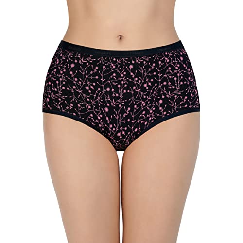 Image of Amante Printed Cotton Full Brief Panty Pack(Pack of 3)