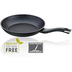 Berndes Sartenes Berndes Sartén Balance Enduro de 24 cm, apta para inducción, resistente a los arañazos, aspecto de hierro fundido, antiadherente