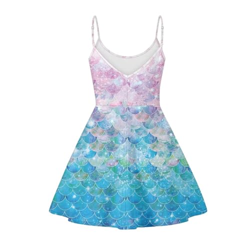 Image of Coloranimal Women's Summer Sleeveless Casual Swing Dresses with Loose Fit Beach Sundress