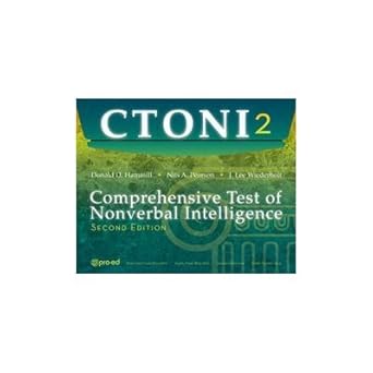 Amazon.com: Ctoni-2: Comprehensive Test of Nonverbal Intelligence ...