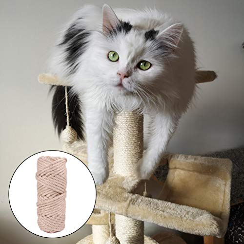 Balacoo Garras de Moer Garras de Gato 30M Corda de Cânhamo de Sisal para Gatos e Gatos