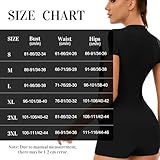 Okdance Womens One Piece Swimsuit Competitive Swimsuit Striped Block Slimming Tummy Control Soft and Quick Drying Round Back Sports Breathable with Padded Top (UK, Alpha, XL, Regular, Regular, Black) - Image 6
