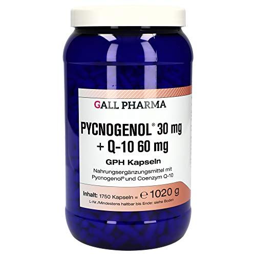 Gall Pharma Pycnogenol 30 mg + Q-10 60 mg GPH Kapseln, 1750 Kapseln