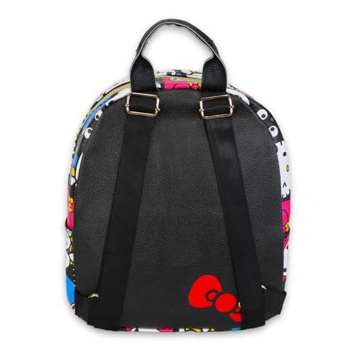Hello Kitty and Friends Faux Leather Backpack for Kids - Bundle with 16” Sanrio School Bag Plus Stickers, Water Bottle, Stickers, More | Hello Kitty Backpack for Girls3