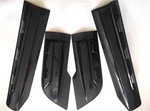 Faldones laterales para Toyota Hilux Revo Rocco 2021-2023 en ABS negro mate