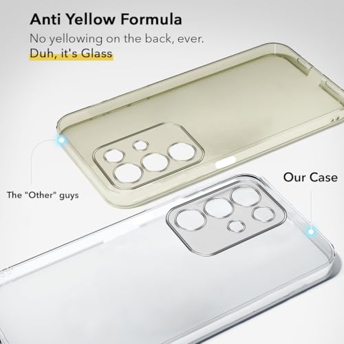 Image of Jkobi Lifetime Anti-Yellow Clear Back Cover Case for Realme C85 5G | Realme Narzo 90x (Sleek Hard Crystal | Shockproof and Camera Protection)