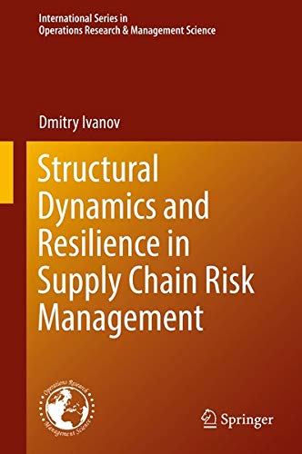 Buy Structural Dynamics and Resilience in Supply Chain Risk Management — BookShops.in