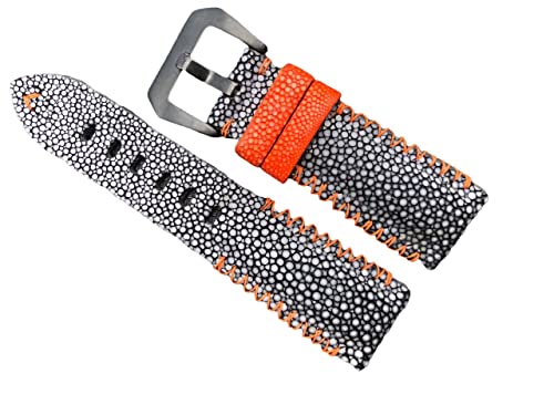 handmade genuine stingray leather watch strap band (18mm/16mm)